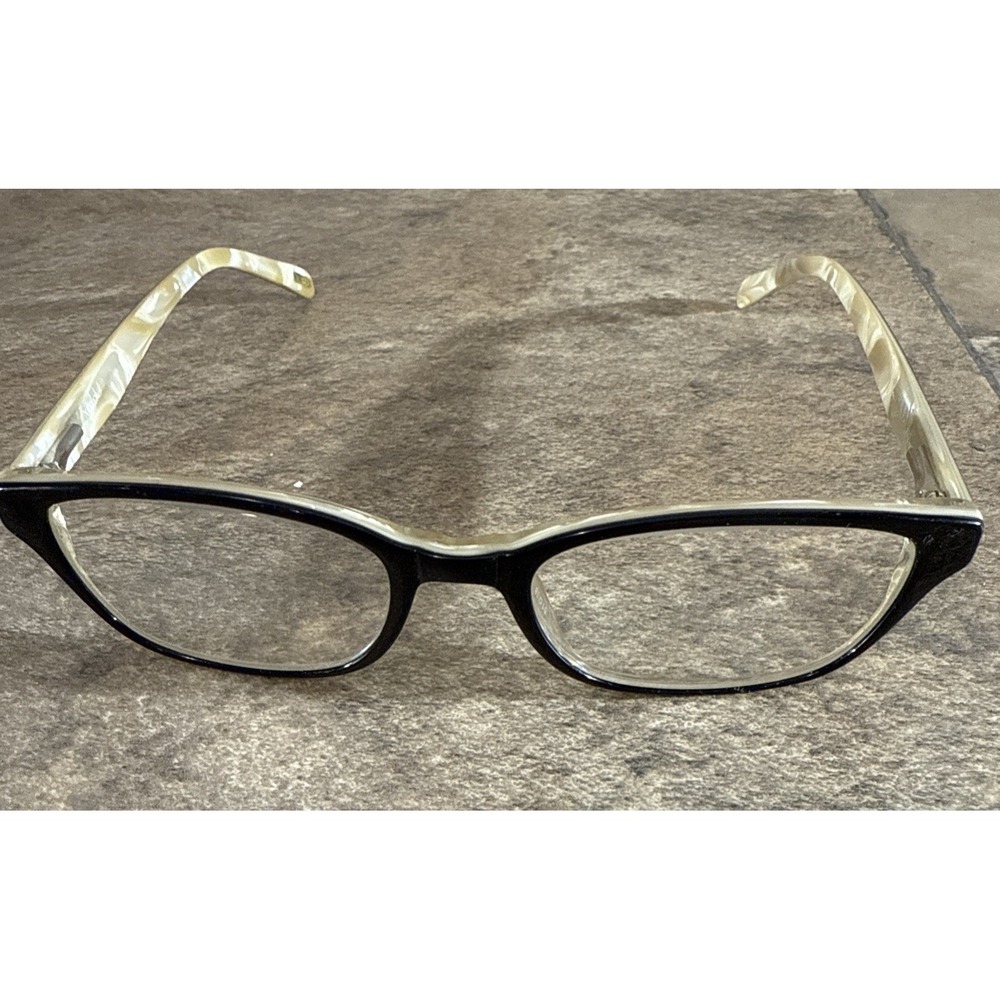 XOXO B147 Flex Eyeglasses Frames ONLY Black Pearl Women's Cat Eye 50-16-135-33mm